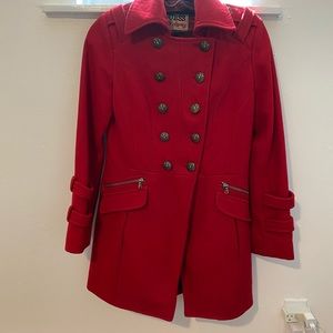 GUESS Military style Wool coat- size small